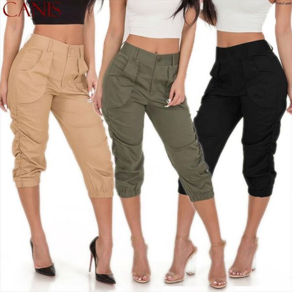 3 4 trousers women capri three quarter pleated trouser elasticated waist cropped harem solid pants, Black;white
3 4 trousers women capri three quarter pleated trouser elasticated waist cropped harem solid pants, Black;white