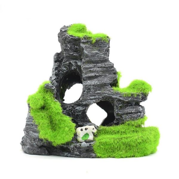 artificial flocking moss rockery resin mountain decor aquarium fish bowl landscaping accessories decorations
artificial flocking moss rockery resin mountain decor aquarium fish bowl landscaping accessories decorations