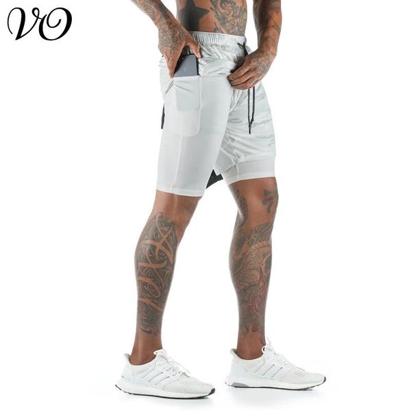summer fitness sweatpants jogger outdoor running exercise fashion men's shorts built-in pockets plus size double, White;black
summer fitness sweatpants jogger outdoor running exercise fashion men's shorts built-in pockets plus size double, White;black