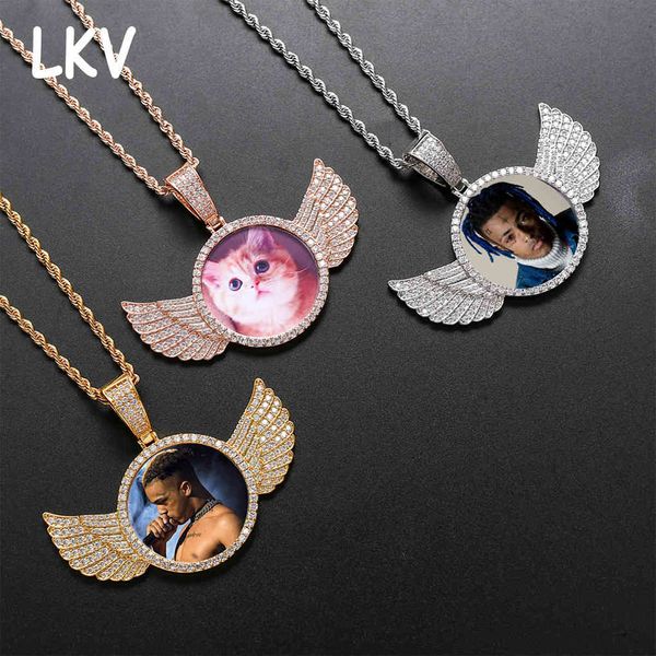 personal p frame necklace with zircon round wings solid hip hop pendant, Silver
personal p frame necklace with zircon round wings solid hip hop pendant, Silver