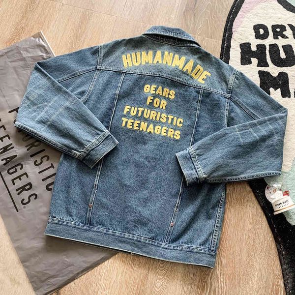 men's jackets and women's denim jacket, japanese casual vintage clothing, hip-hop tailored fashion, Black;brown
men's jackets and women's denim jacket, japanese casual vintage clothing, hip-hop tailored fashion, Black;brown