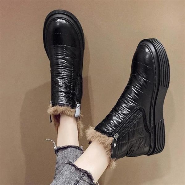 boots women's snow autumn winter 2021 fashion plush thickened double zipper thick soled warm, Black
boots women's snow autumn winter 2021 fashion plush thickened double zipper thick soled warm, Black