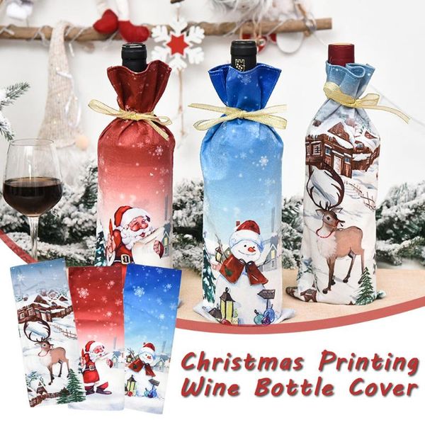 mats & pads 1pc christmas decoration series santa claus doll champagne wine bottle bag cover for home gifts dinner table ornament
mats & pads 1pc christmas decoration series santa claus doll champagne wine bottle bag cover for home gifts dinner table ornament