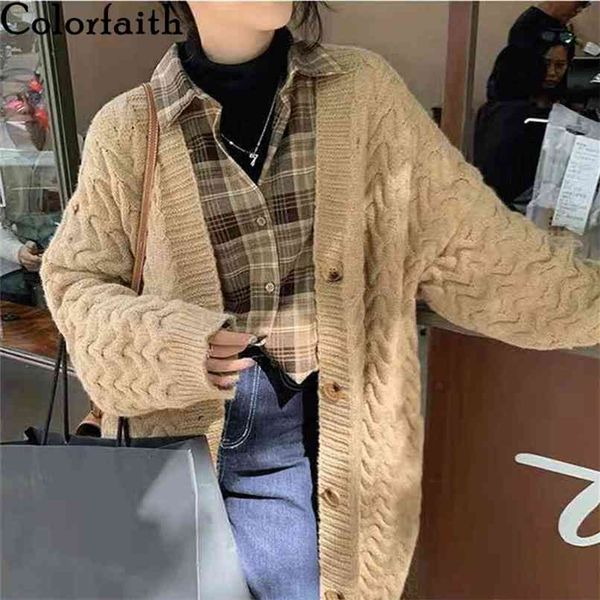 autumn winter women's sweaters v-neck buttons long cardigans knitted oversize vintage korean swc1211jx 210427, White;black
autumn winter women's sweaters v-neck buttons long cardigans knitted oversize vintage korean swc1211jx 210427, White;black