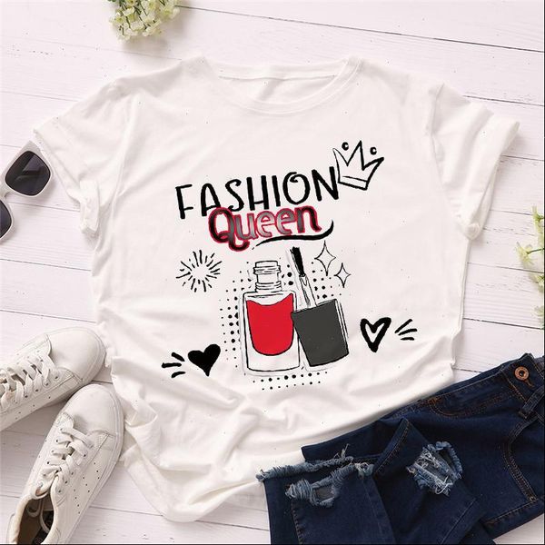 women womens summer fashion queen fingernail vogue 90s ladies lady t shirts shirt graphic female tees, White
women womens summer fashion queen fingernail vogue 90s ladies lady t shirts shirt graphic female tees, White
