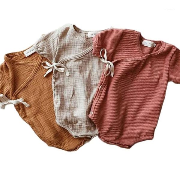 0-18m kids baby boy girl clothes solid romper sleeve jumpsuit cross-body button dec summer outfit toddler born rompers, Blue
0-18m kids baby boy girl clothes solid romper sleeve jumpsuit cross-body button dec summer outfit toddler born rompers, Blue