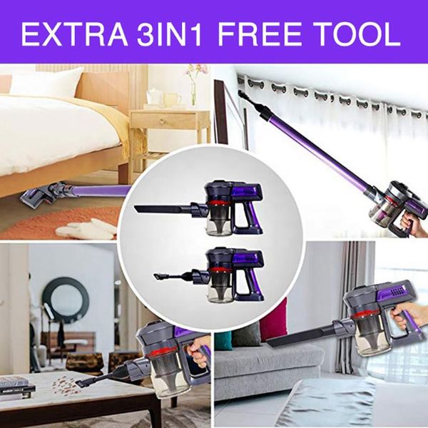 vacuum cleaners 3 in 1 rechargeable 19000pa cordless stick wireless handheld cleaner 150w lightweight dust mite controller
vacuum cleaners 3 in 1 rechargeable 19000pa cordless stick wireless handheld cleaner 150w lightweight dust mite controller