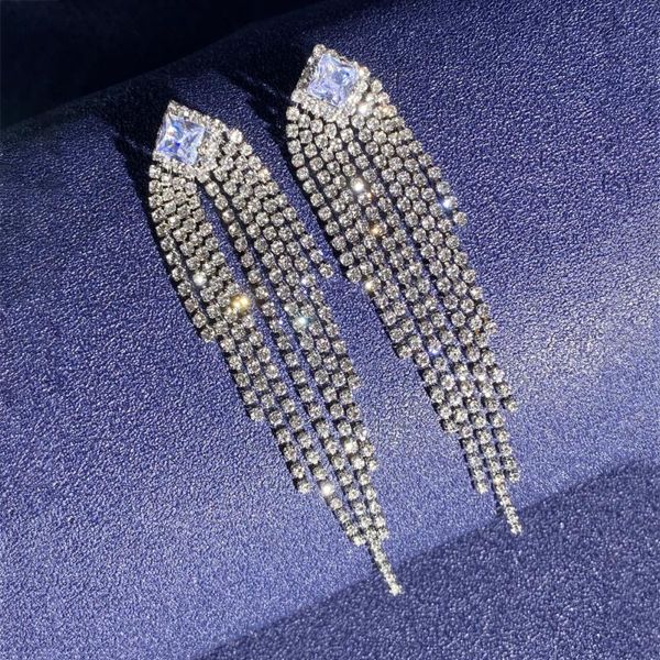 dangle & chandelier earrings 2021 trend tassel drop earings zircon jewelry pendientes gifts for women kolczyki oorbellen hangers accesories, Silver
dangle & chandelier earrings 2021 trend tassel drop earings zircon jewelry pendientes gifts for women kolczyki oorbellen hangers accesories, Silver