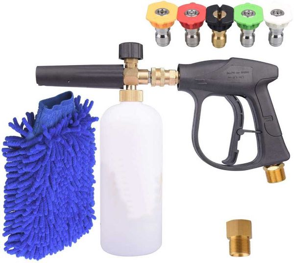 water gun & snow foam lance complete set box for car washing 3000 psi high pressure cannon blaster m22 thread conversion adapter
water gun & snow foam lance complete set box for car washing 3000 psi high pressure cannon blaster m22 thread conversion adapter