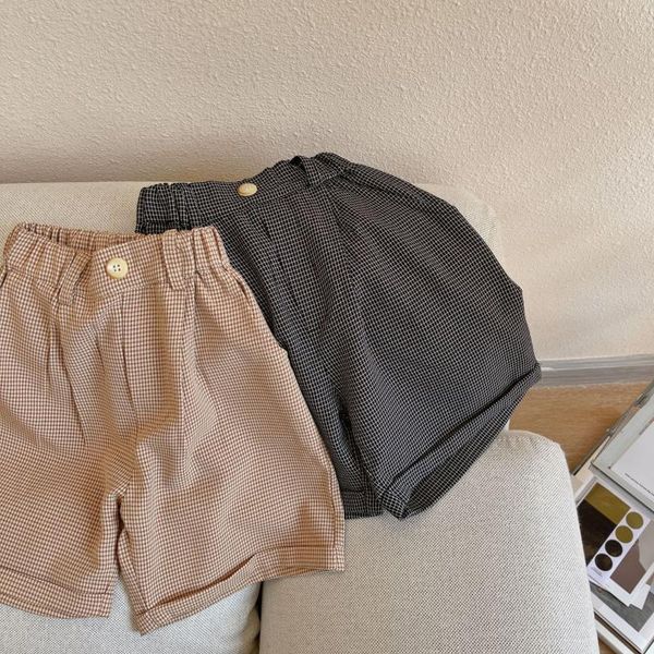 shorts children's 2021 summer baby boys and girls plaid korean high waist button kids short pants, Black
shorts children's 2021 summer baby boys and girls plaid korean high waist button kids short pants, Black