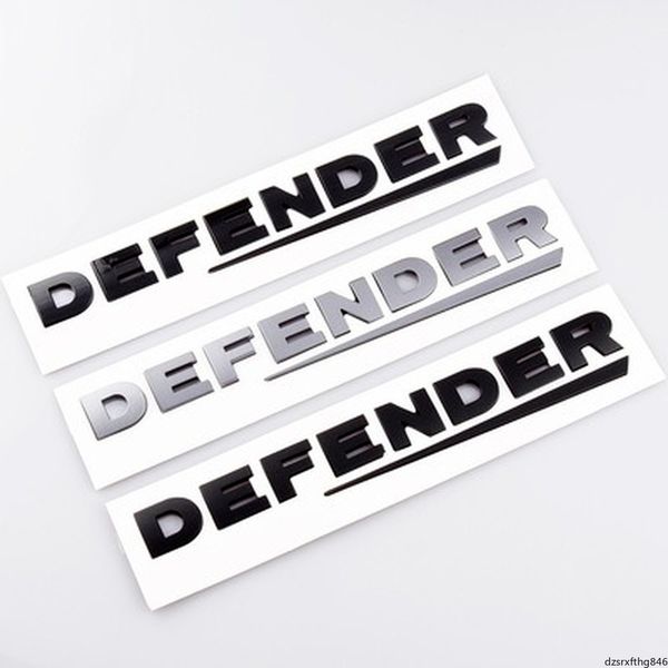 3d black gray abs lettering badge emblem 90 110 tailgate sticker defender trunk decal car logo
3d black gray abs lettering badge emblem 90 110 tailgate sticker defender trunk decal car logo
