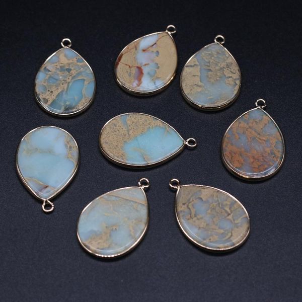 charms 2021 selling natural stone pendant ocean mine drop-shaped for making diy necklace accessories size 24x35mm gifts, Bronze;silver
charms 2021 selling natural stone pendant ocean mine drop-shaped for making diy necklace accessories size 24x35mm gifts, Bronze;silver