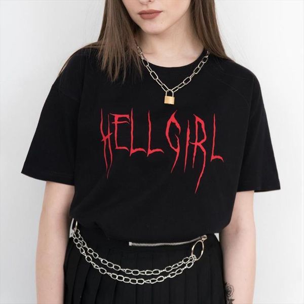 hell girl letter print summer men t shirt and womens punk goth hiphop vintage short sleeve streetwear loose ulzzang harajuku, White;black
hell girl letter print summer men t shirt and womens punk goth hiphop vintage short sleeve streetwear loose ulzzang harajuku, White;black