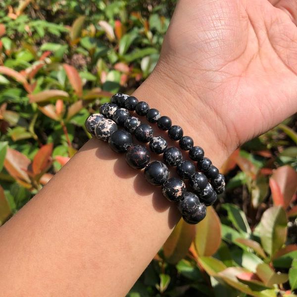beaded, strands black emperor jasper turquoise bracelet round bead jewelry gift for women and men
beaded, strands black emperor jasper turquoise bracelet round bead jewelry gift for women and men