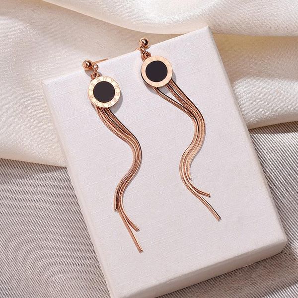 dangle & chandelier butterfly roman letter pendant earrings female stainless steel tassel long rose gold accessories wholesale, Silver
dangle & chandelier butterfly roman letter pendant earrings female stainless steel tassel long rose gold accessories wholesale, Silver