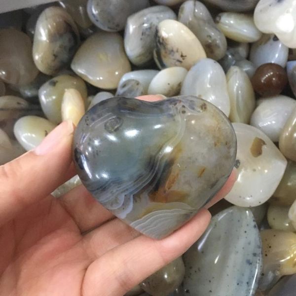 decorative objects & figurines 100g natural beautiful charming agate heart shape sample specimen reiki healing gift
decorative objects & figurines 100g natural beautiful charming agate heart shape sample specimen reiki healing gift