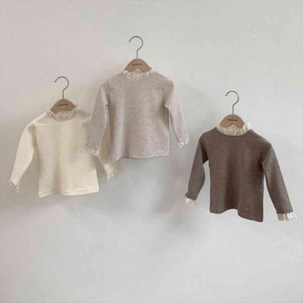 spring kids baby girls lace collar long sleeve shirts candy color blouse tee childrens bottoming, White;black
spring kids baby girls lace collar long sleeve shirts candy color blouse tee childrens bottoming, White;black