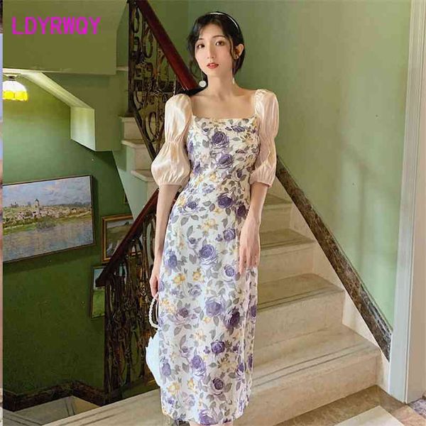 ldyrwqy summer one-shoulder short-sleeved floral dress split hip women's clothing 210603, Black;gray
ldyrwqy summer one-shoulder short-sleeved floral dress split hip women's clothing 210603, Black;gray