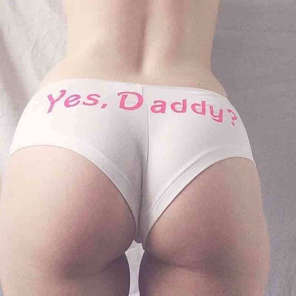 women panties erotic g-string underwear yes daddy pretty letter t-string printing thongs knickers, Black;pink
women panties erotic g-string underwear yes daddy pretty letter t-string printing thongs knickers, Black;pink