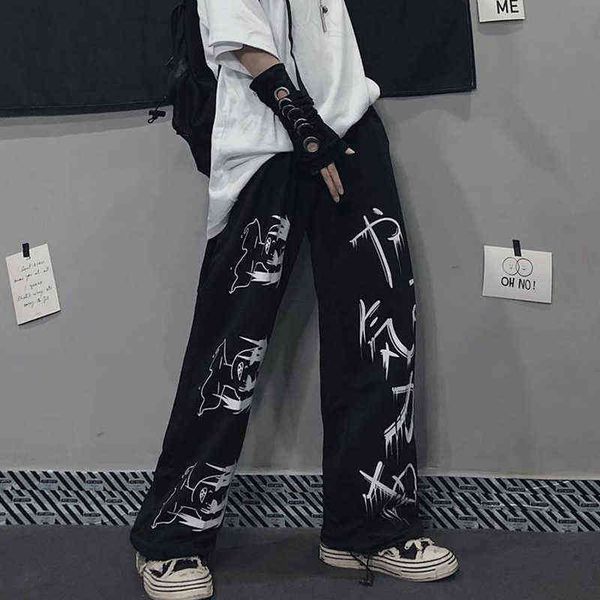 aolamegs anime sweatpants men pants women japanese korean gothic retro hip hop streetwear casual wide leg jogging trousers male 0309, Blue
aolamegs anime sweatpants men pants women japanese korean gothic retro hip hop streetwear casual wide leg jogging trousers male 0309, Blue