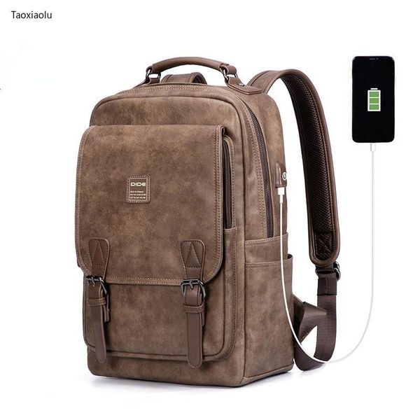 backpack travel pu leather lapmen casual vintage school bag for teenager girl boy waterproof 15 inch mochila
backpack travel pu leather lapmen casual vintage school bag for teenager girl boy waterproof 15 inch mochila
