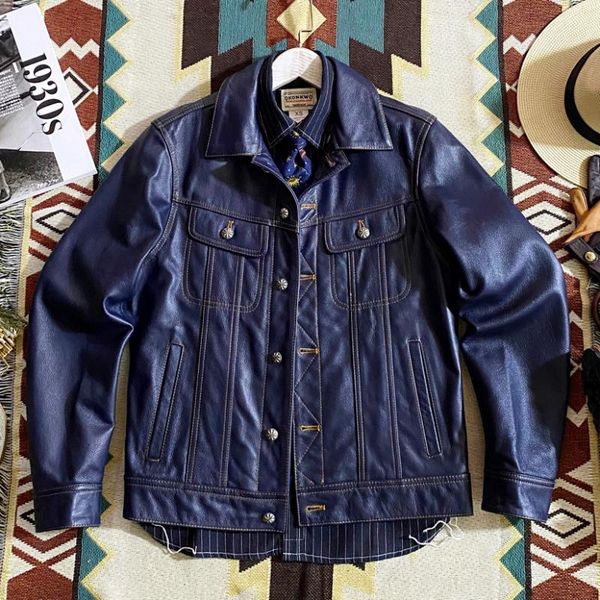 men's leather & faux 2021 arrival classic cowhide stylish rider jacket single breasted quality qenuine motorcycle male coat, Black
men's leather & faux 2021 arrival classic cowhide stylish rider jacket single breasted quality qenuine motorcycle male coat, Black