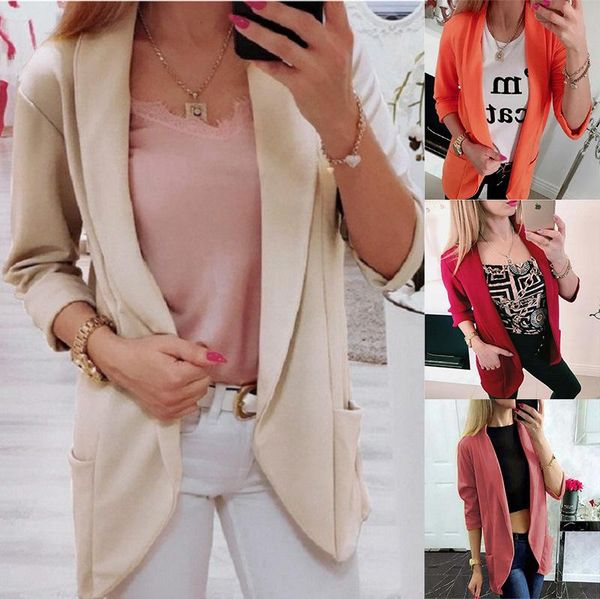 women's suits & blazers european and american cross-border wear station long sleeve fashion small suit, White;black
women's suits & blazers european and american cross-border wear station long sleeve fashion small suit, White;black