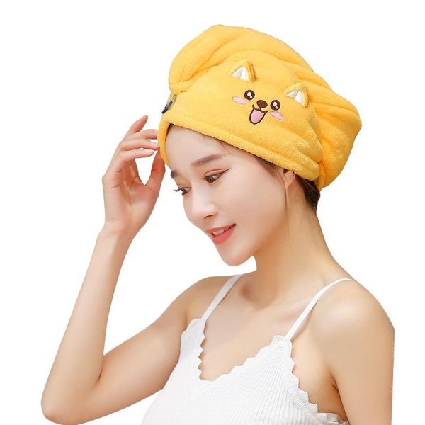 towel cute cartoon hair dryer cap coral fleece triangle shower absorbs water to make dry quickly
towel cute cartoon hair dryer cap coral fleece triangle shower absorbs water to make dry quickly