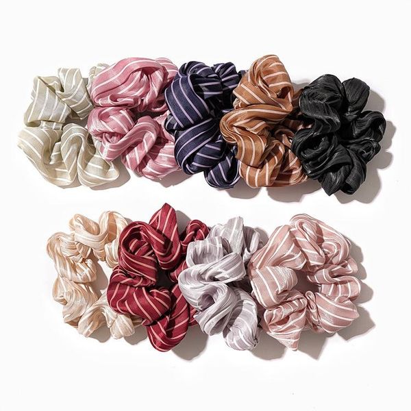 summer voyage holiday fashion beach hair scrunchies striped twist shape rope mesh silk rubber bands for women accessories, Slivery;white
summer voyage holiday fashion beach hair scrunchies striped twist shape rope mesh silk rubber bands for women accessories, Slivery;white