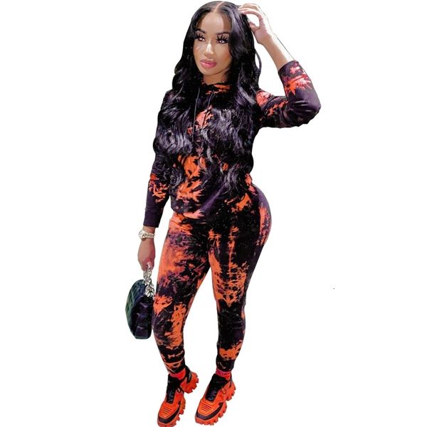 autumn est hooded sweatshirts tracksuits tie-dye printing lady's long sleeve casual high waist pants sets sports party, White
autumn est hooded sweatshirts tracksuits tie-dye printing lady's long sleeve casual high waist pants sets sports party, White