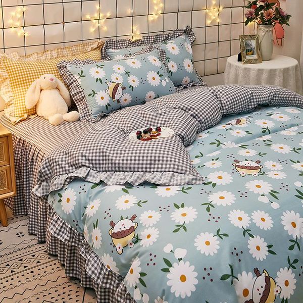 bedding sets elka brushed korean small floral garden style four-piece bed sheet set oceania
bedding sets elka brushed korean small floral garden style four-piece bed sheet set oceania