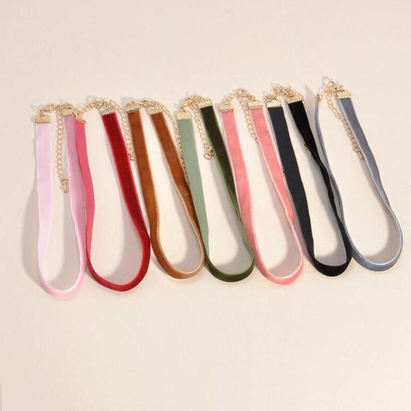 chokers 7pcs punk gothic velvet choker for women girls vintage jewelry simple multicolor short necklace collier ras du cou, Golden;silver
chokers 7pcs punk gothic velvet choker for women girls vintage jewelry simple multicolor short necklace collier ras du cou, Golden;silver