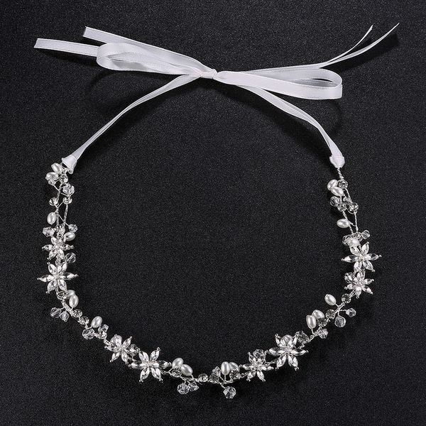 wedding crystal hair vine for women pearl crystal wedding headband with ribbons for bride hair jewelry jcg034, Golden;white
wedding crystal hair vine for women pearl crystal wedding headband with ribbons for bride hair jewelry jcg034, Golden;white