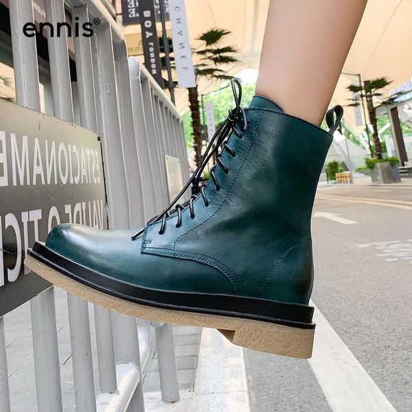 boots ennis retro vintage shoes women genuine leather lace up green ankle gray flat platform designer a02541, Black
boots ennis retro vintage shoes women genuine leather lace up green ankle gray flat platform designer a02541, Black