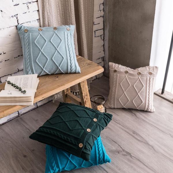 45x45cm nordic style lingge twist wool color pillowcase modern simple cotton home villa el bedroom decoration cushion cover cushion/decorati
45x45cm nordic style lingge twist wool color pillowcase modern simple cotton home villa el bedroom decoration cushion cover cushion/decorati