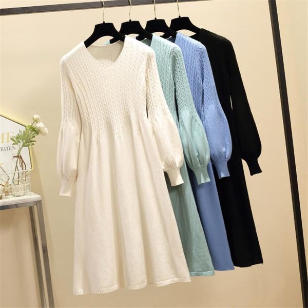 casual dresses autumn women high waist knitted winter fashion big size lady v-neck knitting dress loose vestidos bottomings 1210, Black;gray
casual dresses autumn women high waist knitted winter fashion big size lady v-neck knitting dress loose vestidos bottomings 1210, Black;gray