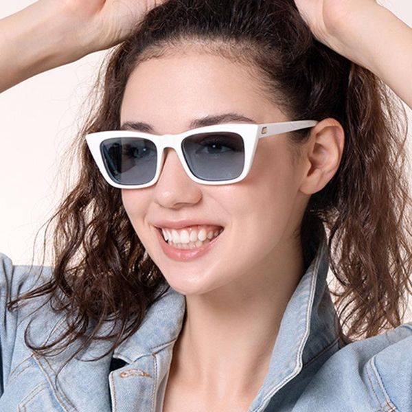 sunglasses 2021 fashion small frame cat eye women brand designer candy color colorful temperament glasses uv400, White;black
sunglasses 2021 fashion small frame cat eye women brand designer candy color colorful temperament glasses uv400, White;black