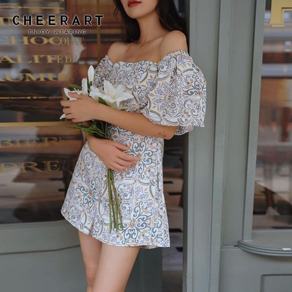casual dresses cheerart sicily off shoulder holiday dress women vintage floral print tunic a line short sleeve mini beach 2021 clothing, Black;gray
casual dresses cheerart sicily off shoulder holiday dress women vintage floral print tunic a line short sleeve mini beach 2021 clothing, Black;gray