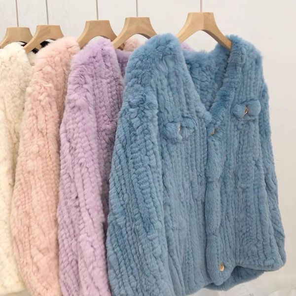 women's fur & faux women 2021 autumn winter coat female casual v-neck thick long sleeved warm knit jacket outwears x757, Black
women's fur & faux women 2021 autumn winter coat female casual v-neck thick long sleeved warm knit jacket outwears x757, Black
