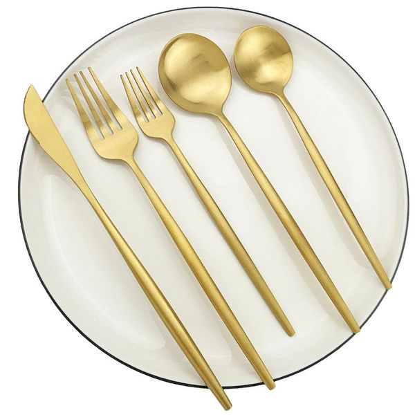 dinnerware sets 20pcs matte flatware set for 4 user knife fork spoon silverware 304 stainless steel cutlery gold dessert
dinnerware sets 20pcs matte flatware set for 4 user knife fork spoon silverware 304 stainless steel cutlery gold dessert