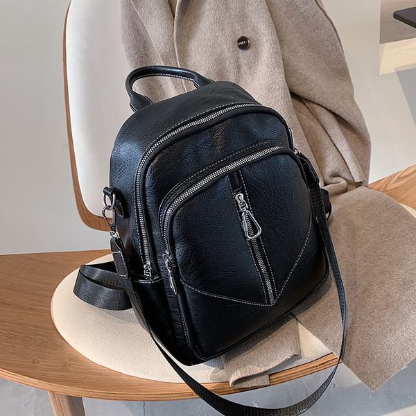 soft pu leather women backpack durable travel backpack large capacity female shoulder bag student bag daypack softback book bag, Brown;gray
soft pu leather women backpack durable travel backpack large capacity female shoulder bag student bag daypack softback book bag, Brown;gray