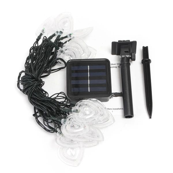 solar power 8 modes 20 led heart shape string light outdoor garden wedding party holiday decor lamp - warm white
solar power 8 modes 20 led heart shape string light outdoor garden wedding party holiday decor lamp - warm white
