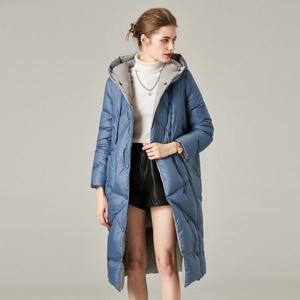 lightweight women 2021 medium long autumn winter white duck down hooded fashion new loose cocoon et, Black
lightweight women 2021 medium long autumn winter white duck down hooded fashion new loose cocoon et, Black