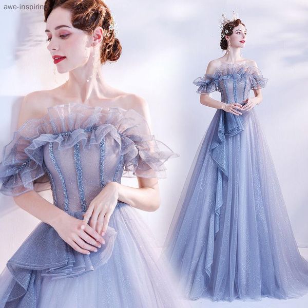 party dresses awe-inspiring fantasy evening dress skirt female 2021 high-end atmospheric wedding dark blue long banquet, White;black
party dresses awe-inspiring fantasy evening dress skirt female 2021 high-end atmospheric wedding dark blue long banquet, White;black