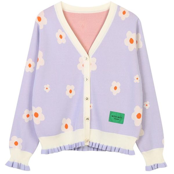 knit cardigan women 2021 autumn winter cute floral print button loose sweater female jacket coat female warm w9, White;black
knit cardigan women 2021 autumn winter cute floral print button loose sweater female jacket coat female warm w9, White;black