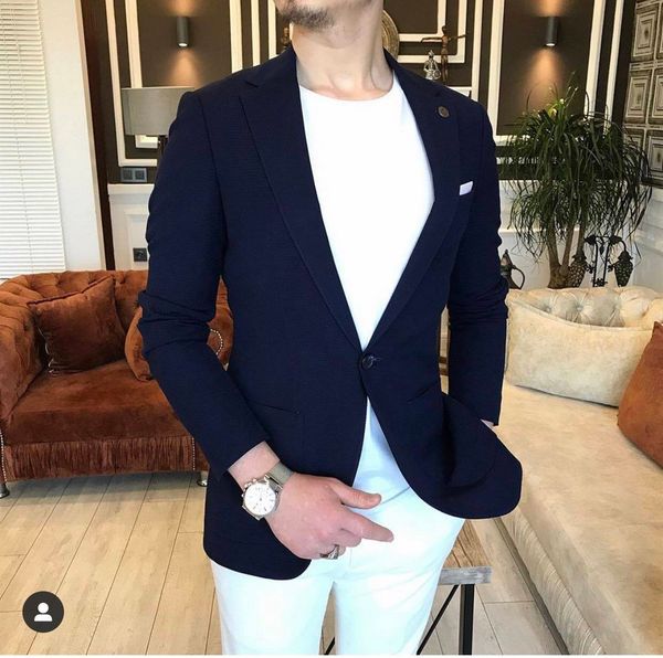men's suits & blazers white navy blue jacket, slim fit male suit, wedding dress, men's casual two pieces. imz0, White;black
men's suits & blazers white navy blue jacket, slim fit male suit, wedding dress, men's casual two pieces. imz0, White;black