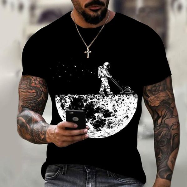 men's t-shirts 2021 handsome trendy loose high-quality funny design astronaut print cool, White;black
men's t-shirts 2021 handsome trendy loose high-quality funny design astronaut print cool, White;black