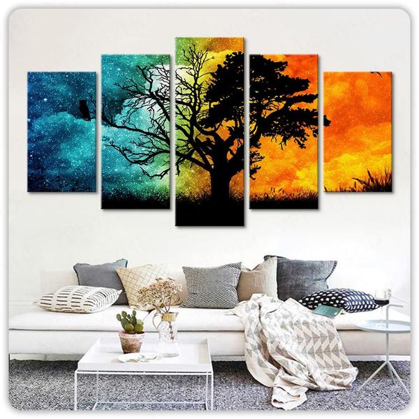 paintings painting frame hd printed wall art pictures modern 5 panel colorful tree landscape living room or bedroom canvas poster
paintings painting frame hd printed wall art pictures modern 5 panel colorful tree landscape living room or bedroom canvas poster