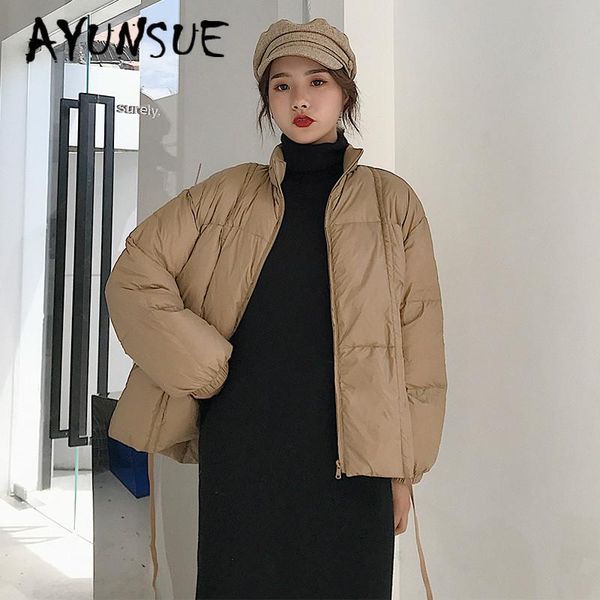 90% white duck down jacket women clothes 2021 winter coat stand collar korean puffer warm parka 8075 yy2126 women's & parkas, Black
90% white duck down jacket women clothes 2021 winter coat stand collar korean puffer warm parka 8075 yy2126 women's & parkas, Black