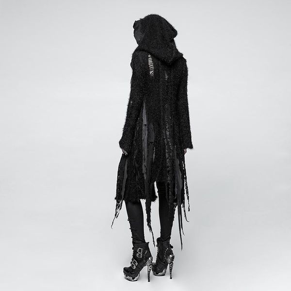 women's trench coats punk rave gothic vampire performance women black long coat asymmetric hole knit irregular halloween witch outwear, Tan;black
women's trench coats punk rave gothic vampire performance women black long coat asymmetric hole knit irregular halloween witch outwear, Tan;black
